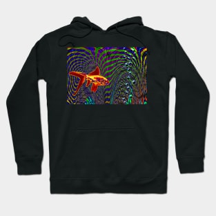 Hallucinogenic golden fish Hoodie